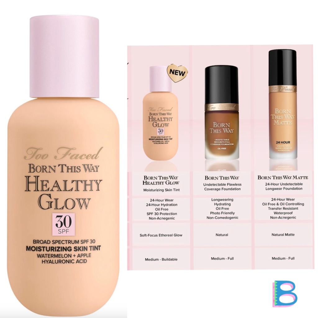 Too Faced Born This Way Healthy Glow Skin Tint Foundation​